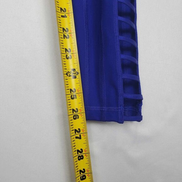 Victoria's Secret Sport Knockout Yoga Pants Size XS Blue Ladder Cut Out Leggings - Picture 9 of 10